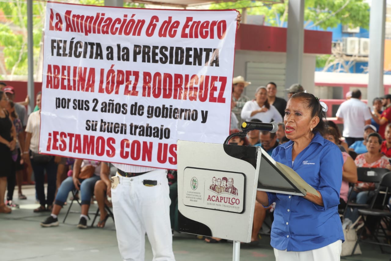 Preside Abelina López Rodríguez Sesión de Cabildo Abierto en la colonia