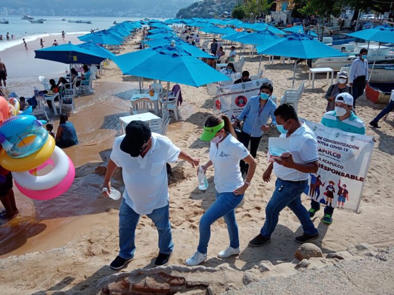 Promueve Turismo Municipal protocolos sanitarios en playas del puerto