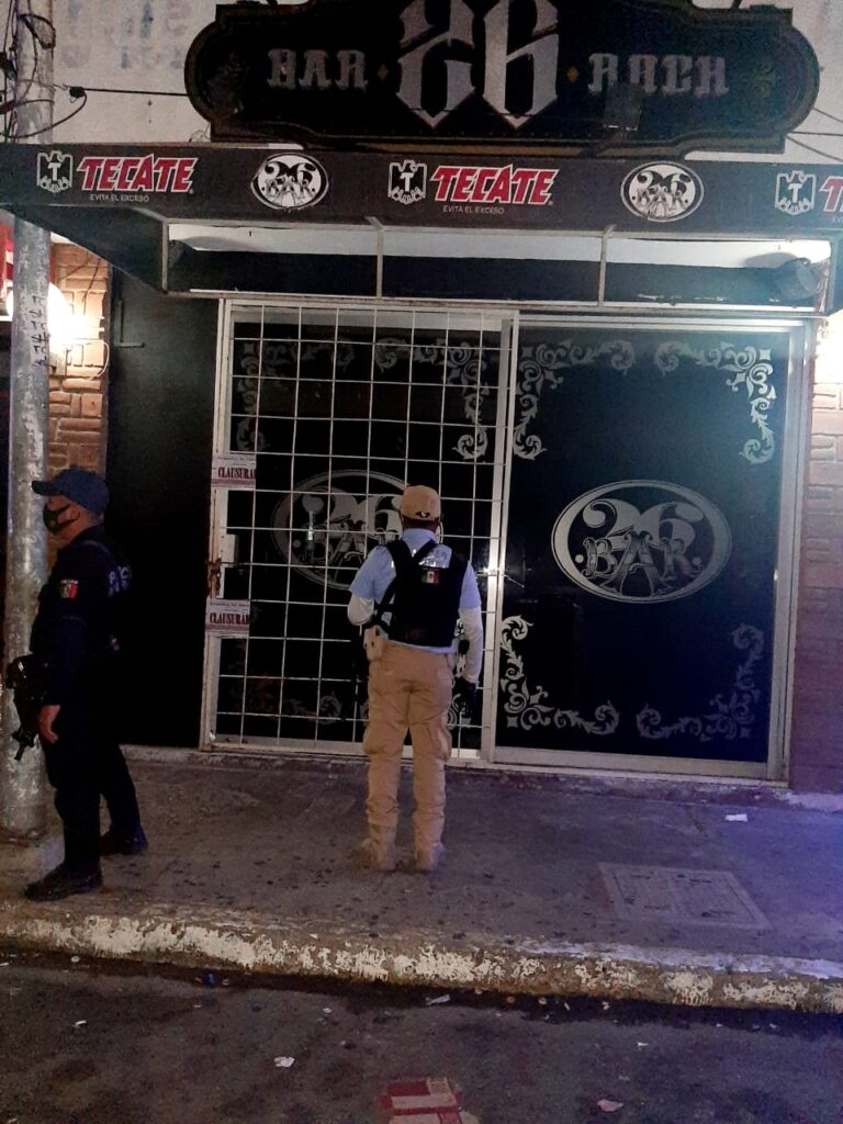 Clausuran 3 bares y una taquería por incumplir protocolos anti COVID-19*