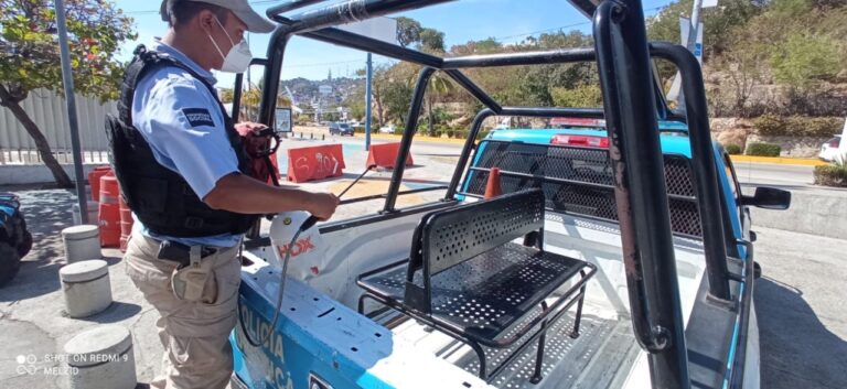 Desinfectan unidades y oficinas de la SSP para evitar contagios de Coronavirus