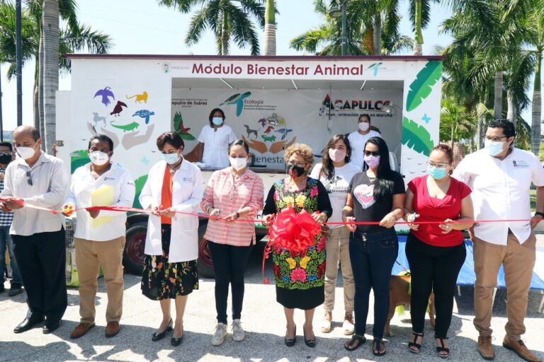 Inaugura Adela Román Módulo Móvil de Bienestar Animal en Acapulco