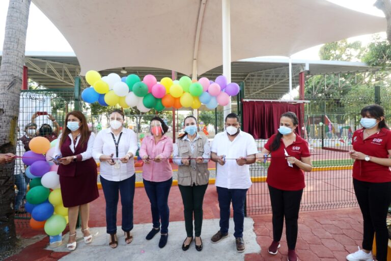 Inaugura DIF Acapulco Circuito de texturas para niños del CEDICH