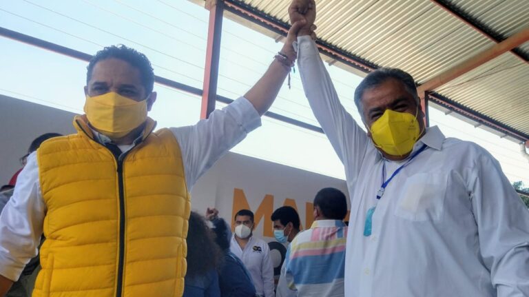 Respalda Evodio Velázquez a Víctor Aguirre como candidato del PRD a la alcaldía de Acapulco