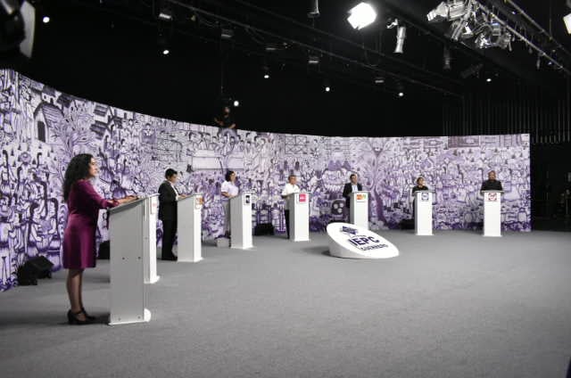 CONFRONTAN PROPUESTAS CANDIDATAS Y CANDIDATOS A LA GUBERNATURA DE GUERRERO EN PRIMER DEBATE PÚBLICO ORGANIZADO POR EL IEPCGRO