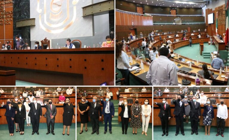 RATIFICA CONGRESO DEL ESTADO LOS NOMBRAMIENTOS DE MAGISTRADAS Y MAGISTRADOS DE LOS TRIBUNALES SUPERIOR DE JUSTICIA Y DE JUSTICIA ADMINISTRATIVA