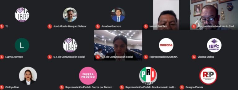 Cuarta sesión extraordinaria virtual de la Comisión Especial para la Realización de Debates Públicos.