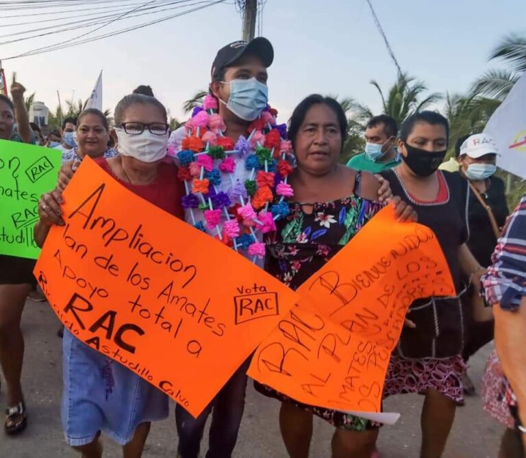 La confianza de la gente lo impulsa a seguir recorriendo el Distrito 7