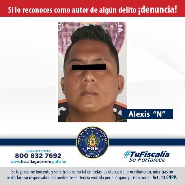 Mediante colaboración Fiscalía de Guerrero y  Michoacán cumplimentan aprehensión en contra de Alexis «N» por delito de violación equiparada
