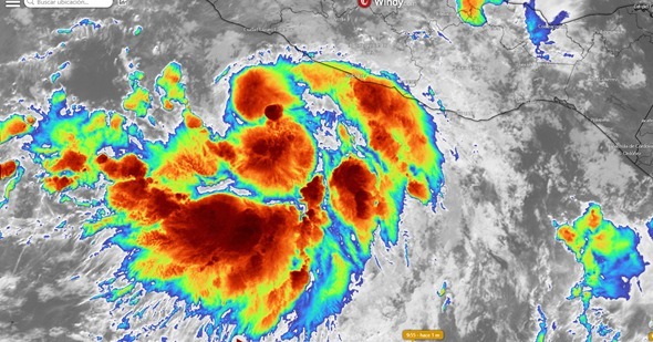 Tormenta Tropical “Enrique” ocasionará lluvias intermitentes intensas en Acapulco