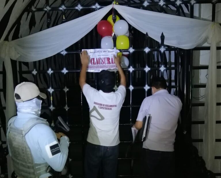 Clausuran 5 establecimientos por infringir medidas sanitarias