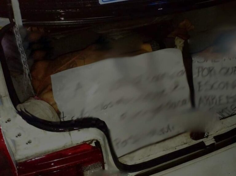 Un masculino asesinado y torturado fue encontrado encajuelado, en el poblado de la Venta.