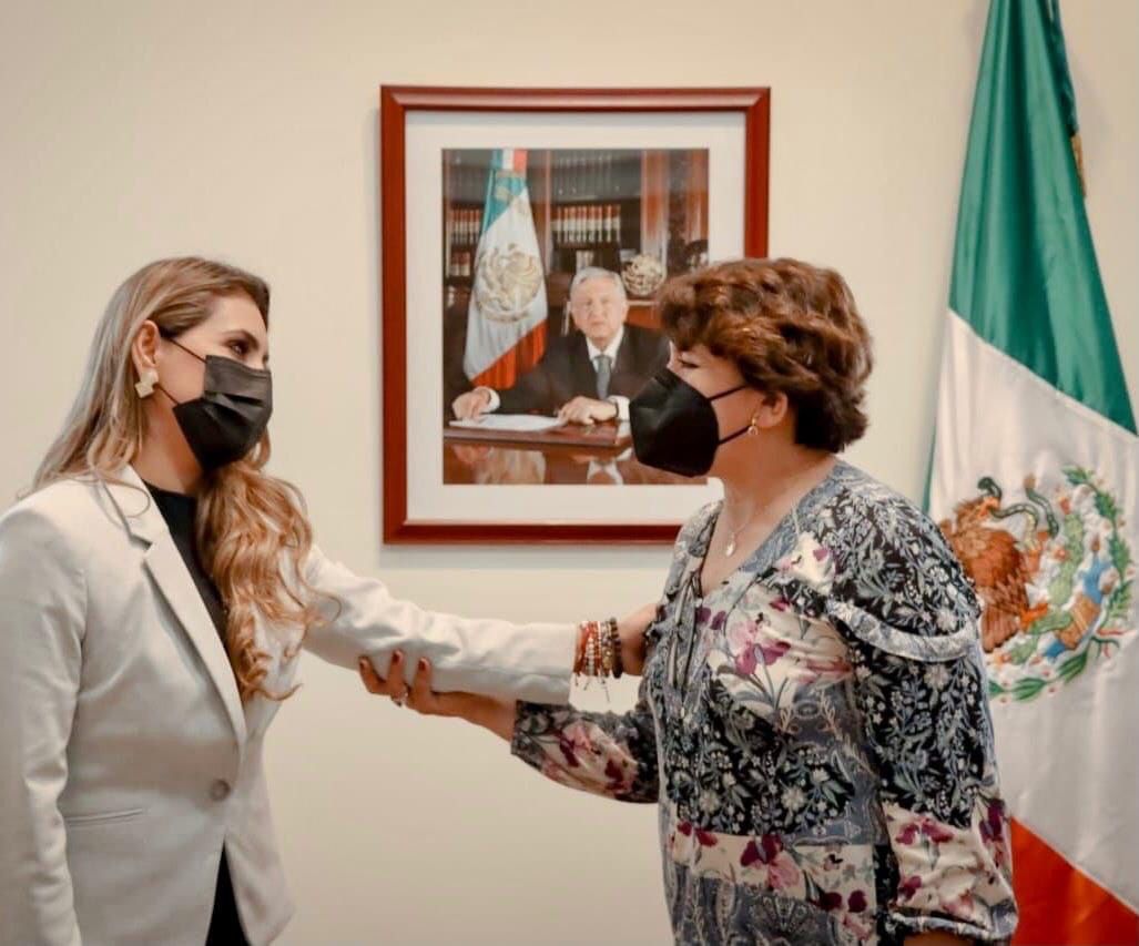 Se reúne Evelyn Salgado Pineda con titular de la SEP » Gaceta25
