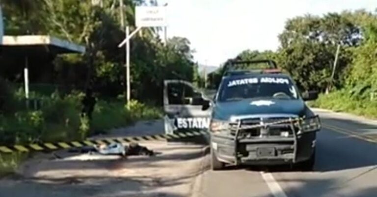 Dos masculinos fueron asesinados a tiros, en la comunidad de Xaltianguis