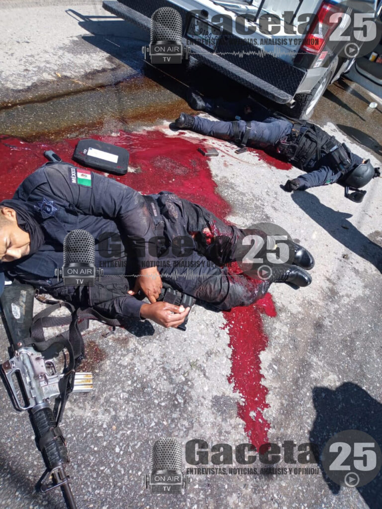 Violento atentado en contra de la Presidenta Municipal de Pilcaya, Guerro deja como saldo 2 policías muertos