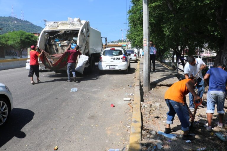 Constata Copriseg disminución de riesgos por la basura en Acapulco