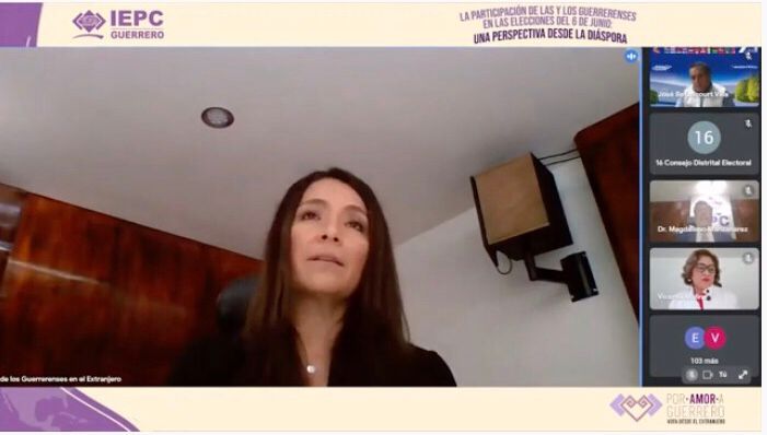 Presentan resultados de estudio académico sobre la participación de las y los guerrerenses residentes en el extranjero en el proceso electoral de gubernatura 2020-2021 en Guerrero