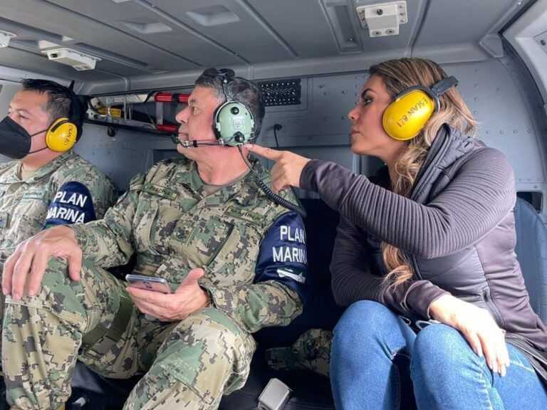 Recorre Evelyn Salgado Pineda zonas afectadas por el huracán Rick