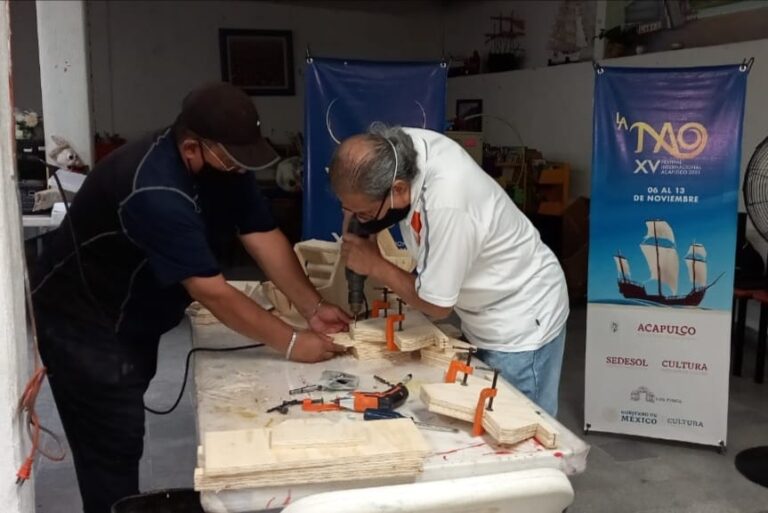 Con éxito se realiza el primer taller gráfico de La NAO Acapulco 2021