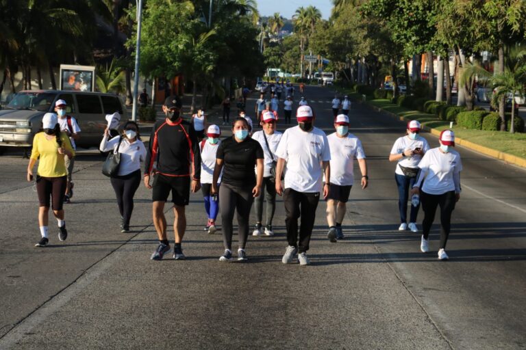 Realiza la SSG caminata en Acapulco en busca de mejorar la calidad de vida de los guerrerenses