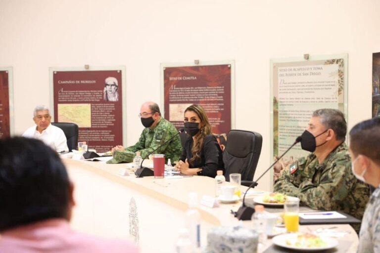 Preside Evelyn Salgado sesión de la Mesa de Coordinación para la Construcción de la Paz para evaluar acciones junto a autoridades de los tres niveles de gobierno.