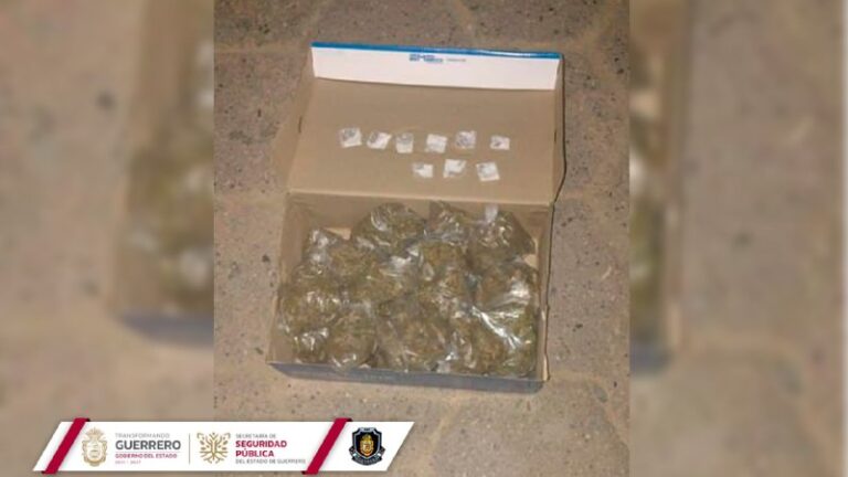 ASEGURA LA POLICÍA ESTATAL Y SEDENA PRESUNTA DROGA EN EL MUNICIPIO DE ACAPULCO