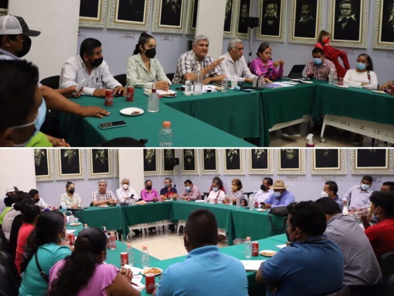 SOSTIENEN DIPUTADOS ENCUENTRO PARA LA RECONCILIACIÓN DEL CONCEJO COMUNITARIO DE AYUTLA DE LOS LIBRES