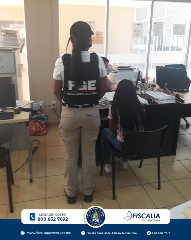 FGE localiza en Chilpancingo a menor reportada como desaparecida