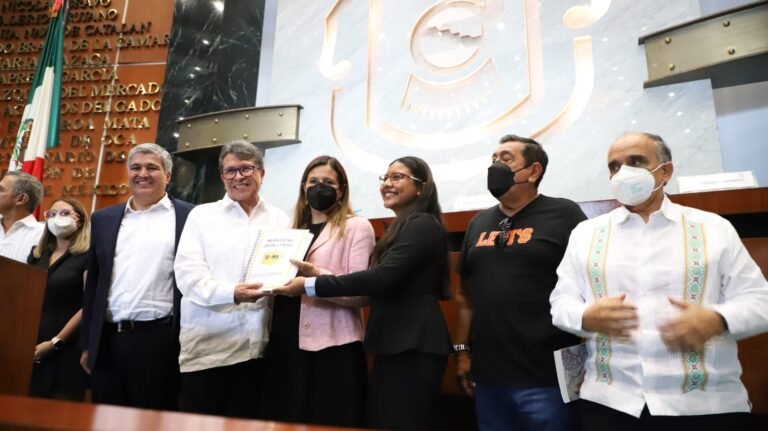 Recibe Alfredo Sánchez Esquivel, a los senadores Ricardo Monreal A., Manuel Añorve Baños y Miguel Ángel Mancera Espinosa, así como al senador con licencia Félix Salgado Macedonio