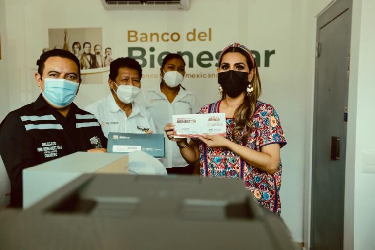 Asiste Evelyn Salgado a la inauguración del primer Banco del Bienestar en Guerrero