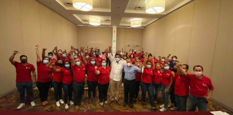 Recibe Alejandro Bravo en Acapulco respaldo de jóvenes y consejeros estatales y municipales del PRI