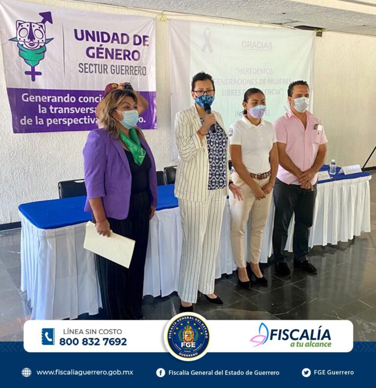 FGE en coordinación con SECTUR y CDHEG inaugura el Taller «Derechos Humanos de las Mujeres»