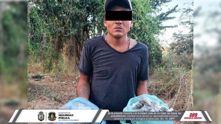 En distintos hechos, detiene la Policía Estatal a cuatro personas en el municipio de Acapulco