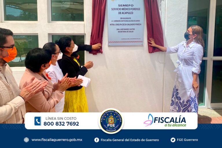 Asiste Fiscal General Sandra Luz Valdovinos Salmerón a la inauguración del nuevo SEMEFO en Acapulco