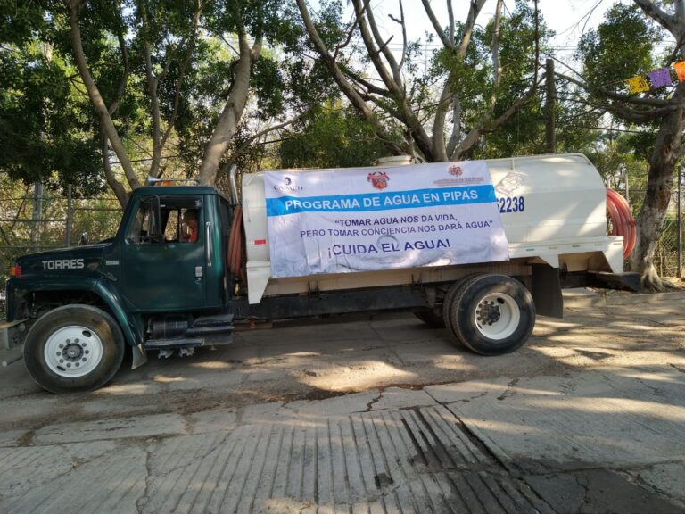 Entrega Capach más de 250 pipas de agua en la última semana
