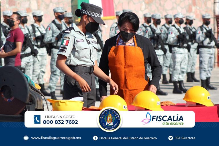 Gobernadora y Fiscal General colaboran en el control y destrucción de armas