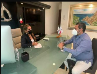 EN LA VÍSPERA DEL PERIODO VACACIONAL DE SEMANA SANTA 2022 LA GOBERNADORA EVELYN SALGADO PINEDA SE REUNE CON EL SECRETARIO DE TURISMO ESTATAL, SANTOS RAMÍRES