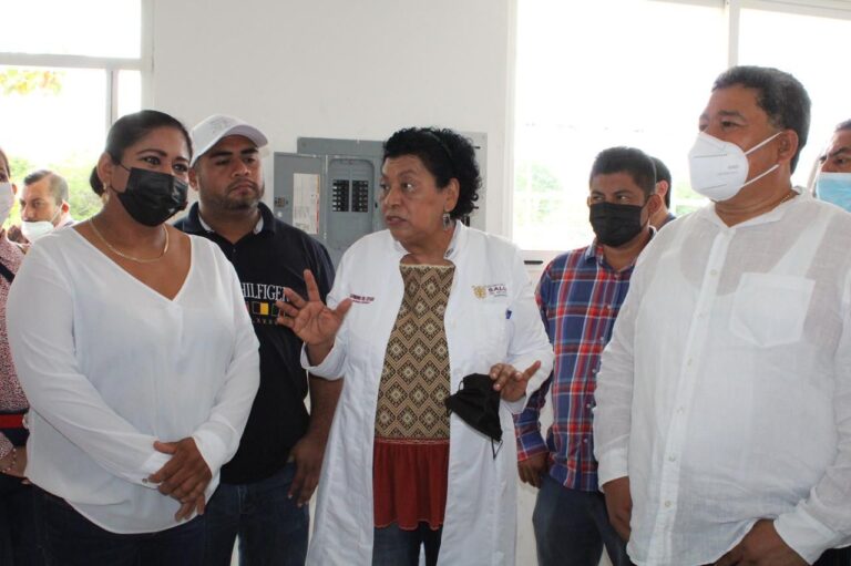 Reconoce la Secretaria de Salud en el Estado, Aidé Ibarez Castro, la buena coordinación entre el Gobierno municipal que encabeza Tomás Hernández Palma y el Gobierno del Estado.