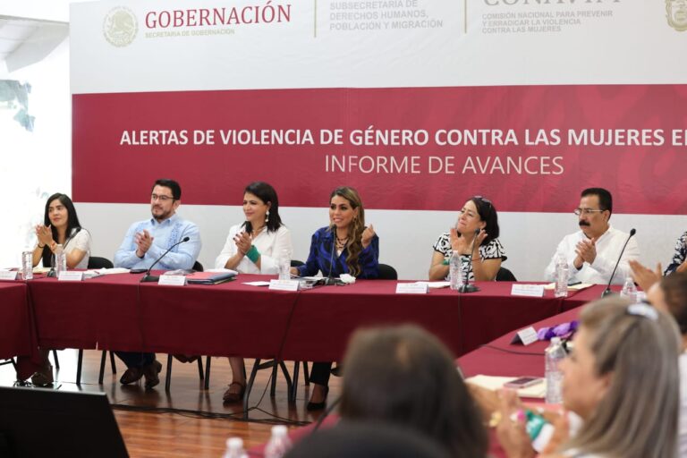 Reconoce titular de la CONAVIM el liderazgo de Evelyn Salgado para avanzar en la atención a las Alertas de Violencia de Género en Guerrero