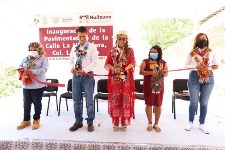 ¡COMPROMISO CUMPLIDO EN HUITZUCO!, INAUGURA EVELYN SALGADO OBRA DE PAVIMENTACIÓN Y DRENAJE CON INVERSIÓN DE 3.5 MDP