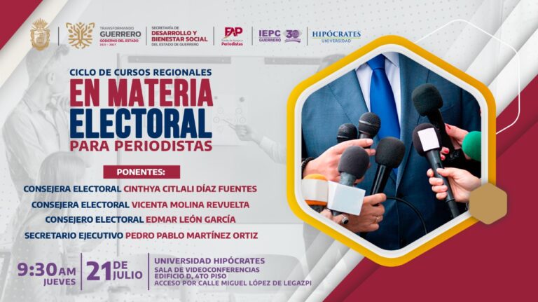 Impartirá el Instituto Electoral y de Participación Ciudadana cursos en materia electoral para periodistas; anuncia el FAP