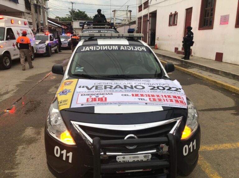 Inicia operativo verano 2022 en el municipio de San Marcos
