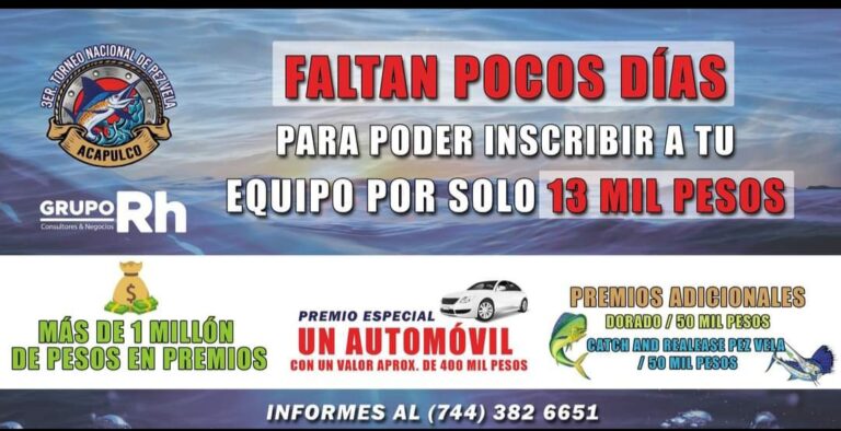 Torneo Nacional de pez vela Acapulco