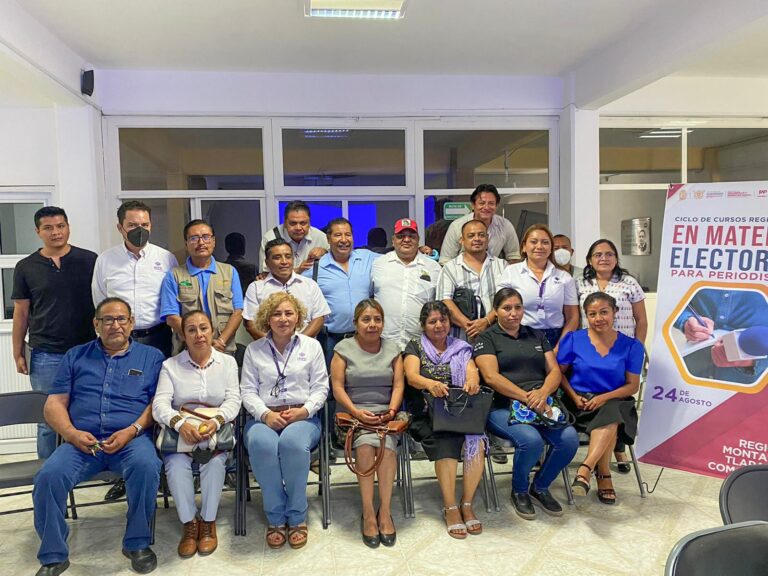IMPARTIÓ IEPC CURSO EN MATERIA ELECTORAL PARA PERIODISTAS