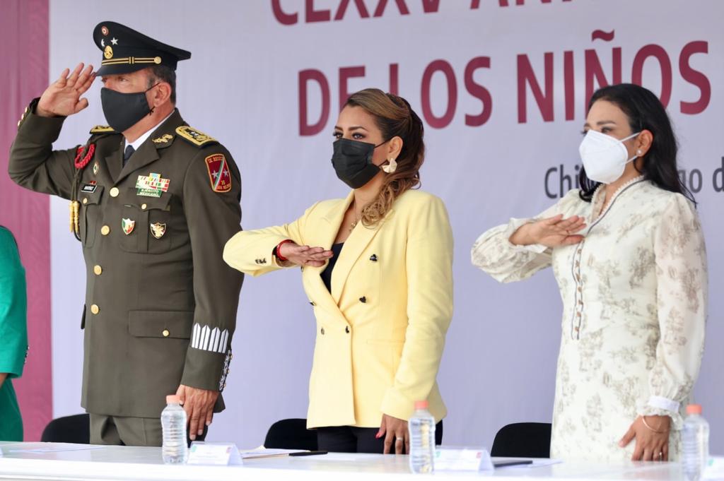 Reconoce Evelyn Salgado a las fuerzas armadas su compromiso, lealtad y ...