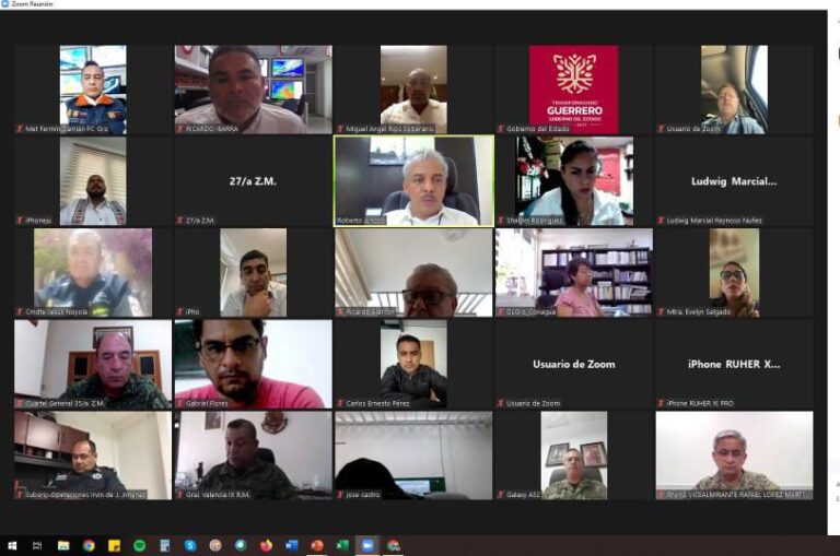 Declara Evelyn Salgado en sesión permanente al Consejo de Protección Civil en Guerrero por intensidad de «Lester»