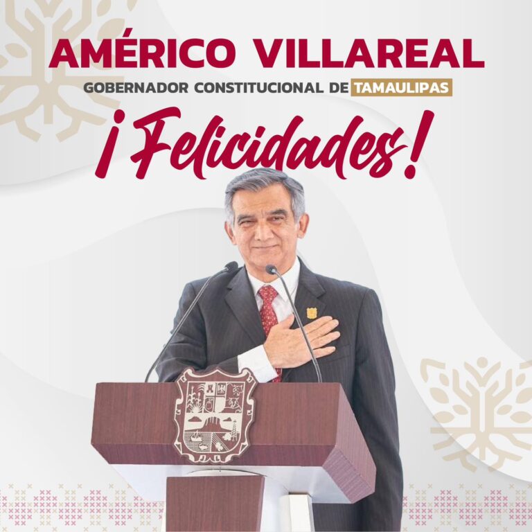 Felicita la gobernadora Evelyn Salgado a su compañero, Americo Villareal por su toma de protesta como gobernador de Tamaulipas