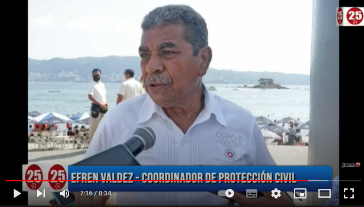 Entrevista con Efrén Valdez Ramírez, Coordinador de Protección civil y bomberos de Acapulco