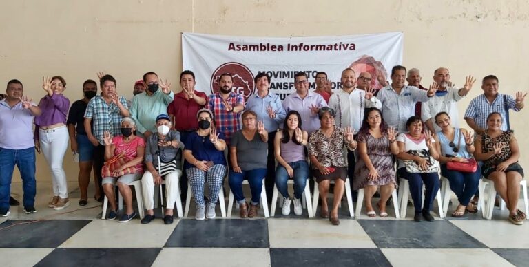 Militantes de Morena en Costa Grande de Guerrero se suman a favor de Adán Augusto López Hernández