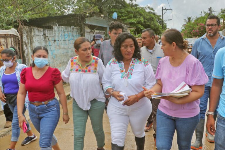 Deberán ser demolidas dos bardas que obstaculizan el desazolve en Ampliación La Venta: Abelina López