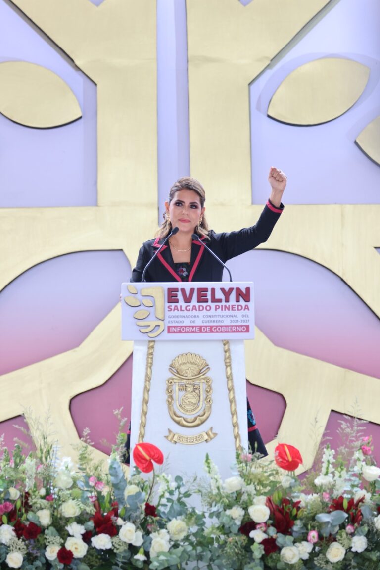 Resumen 1er Informe de Gobierno de Evelyn Salgado Pineda